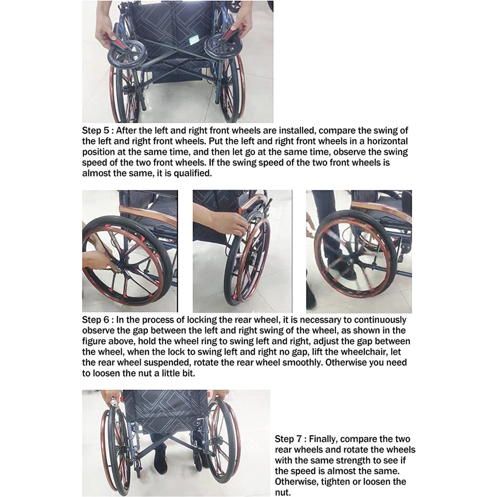 Hi-Fortune Magnesium Lightweight Foldable Wheelchair 21lbs Self-propelled Chair with Travel Bag and Cushion, Portable & Folding, Anti-Tipper Swing-Away Footrests, 17.5” Seat, Weight Capacity 220 lbs