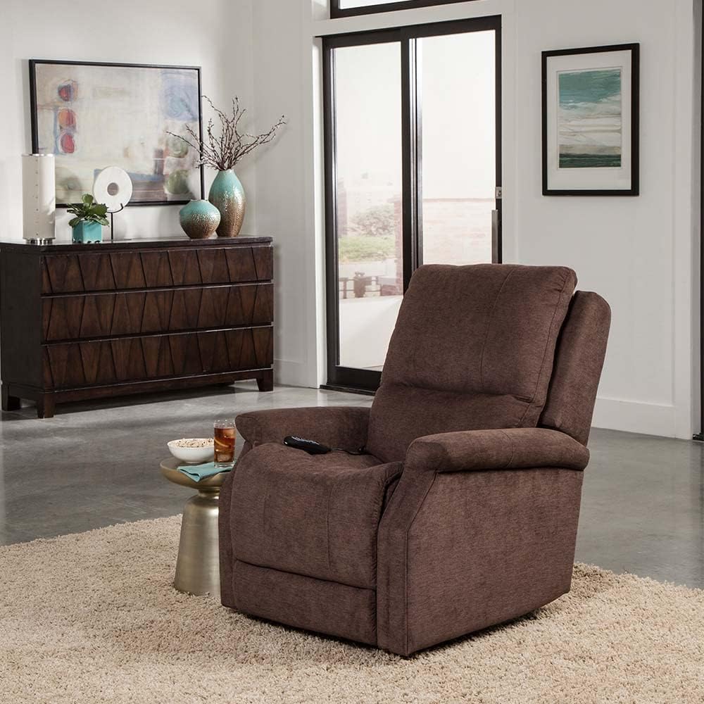 Pride Mobility VivaLift Metro PLR925M Electric Power Lift Recliner Chair | Saville Fabric Power Lift Assist Sofa for Elderly, 4-Position, USB Remote